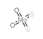 Molybdate(2-),dioxodithioxo-, diammonium, (T-4)- (9CI) structure