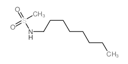 Methanesulfonamide,N-octyl- structure