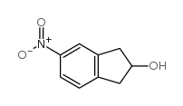 5-硝基-2,3-二氢-1H-茚-2-醇结构式