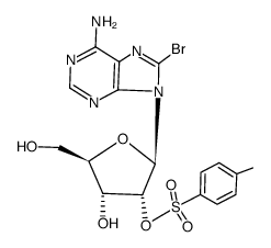 8-bromo-2'-O-tosyladenosine Structure