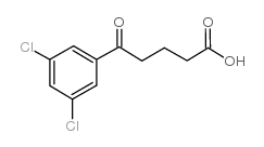 5-(3,5-二氯苯基)-5-氧代戊酸结构式
