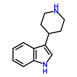 3-(4-哌啶基)吲哚结构式