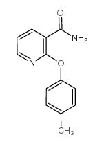 2-(4-甲基苯氧基)烟酰胺结构式
