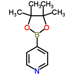 4-吡啶硼酸频哪醇酯结构式