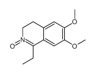 1-ethyl-6,7-dimethoxy-2-oxido-3,4-dihydroisoquinolin-2-ium结构式