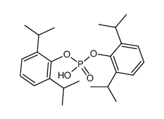 bis(2,6-diisopropylphenyl)phosphoric acid Structure