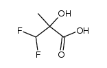 2-(difluoromethyl)-2-hydroxypropionic acid Structure