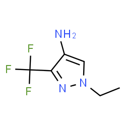 1-ethyl-3-(trifluoromethyl)-1H-pyrazol-4-amine Structure