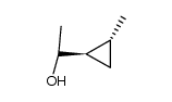 trans-α,2-dimethylcyclopropanemethanol Structure