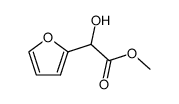 methyl alpha-hydroxyfuran-2-acetate结构式