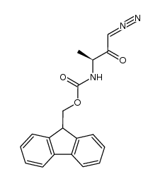 Fmoc-L-Ala-CHN2结构式