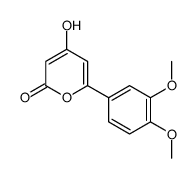 6-(3,4-dimethoxyphenyl)-4-hydroxypyran-2-one Structure