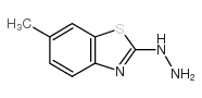 2-肼基-6-甲基苯并[d]噻唑结构式