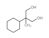 1,3-Propanediol,2-cyclohexyl-2-methyl- Structure