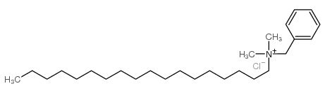 benzyldimethylstearylammonium chloride Structure
