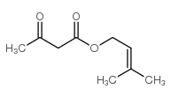 3-methylbut-2-enyl 3-oxobutanoate结构式