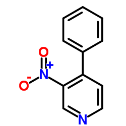 3-硝基-4-苯基吡啶结构式
