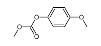 Carbonic acid methyl(4-methoxyphenyl) ester结构式