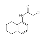 Acetamide,2-chloro-N-(5,6,7,8-tetrahydro-1-naphthalenyl)-结构式
