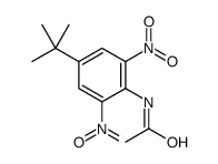 N-(4-tert-butyl-2,6-dinitrophenyl)acetamide Structure