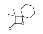 3,3-Dimethyl-1-oxaspiro[3,5]nonan-2-one结构式