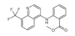 Methyl 2-{[8-(trifluoromethyl)-4-quinolinyl]amino}benzoate Structure