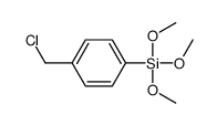 4-(氯甲基)苯基三甲氧基硅烷结构式