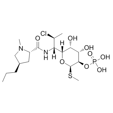 Clindamycin phosphate structure