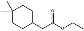 (4,4-二甲基-环己基)-乙酸乙酯结构式