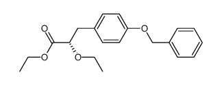 ethyl (2S)-3-[4-(benzyloxy)phenyl]-2-ethoxypropanoate结构式