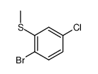 (2-bromo-5-chlorophenyl)(methyl)sulfane结构式