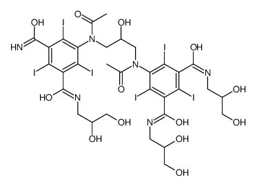 Des(2,3-dihydroxypropyl) Iodixanol Structure
