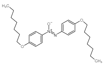 4,4--双(庚氧基)氧化偶氮苯结构式