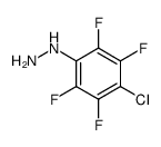4-chloro-2,3,5,6-tetrafluorophenylhydrazine Structure