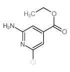 2-氨基-6-氯异烟酸乙酯结构式