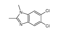 5,6-dichloro-1,2-dimethylbenzimidazole Structure
