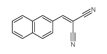 Propanedinitrile,2-(2-naphthalenylmethylene)- Structure