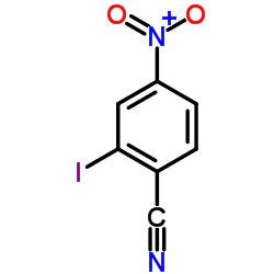 2-碘-4-硝基苯甲腈结构式