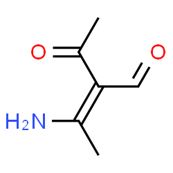 2-Butenal, 2-acetyl-3-amino-, (2Z)- (9CI) Structure