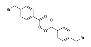 [4-(bromomethyl)benzoyl] 4-(bromomethyl)benzenecarboperoxoate结构式