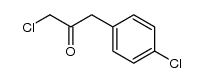 1-chloro-3-(4-chlorophenyl)propan-2-one结构式
