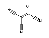 2-chloroethene-1,1,2-tricarbonitrile结构式