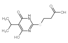 3-(4-羟基-5-异丙基-6-氧代-1,6-二氢嘧啶-2-磺酰基)-丙酸结构式