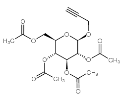 2-PROPYNYL-TETRA-O-ACETYL-BETA-D- structure