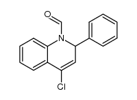 4-chloro-2-phenyl-N-formyl-1,2-dihydroquinoline结构式