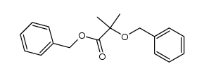 benzyl 2-(benzyloxy)-2-methylpropanoate Structure