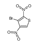 3-bromo-2,4-dinitrothiophene结构式