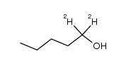 [1,1-D2]-1-Pentanol Structure
