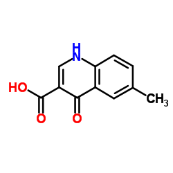 4-Hydroxy-6-methylquinoline-3-carboxylic acid Structure