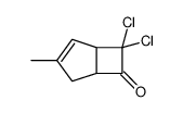 6,6-dichloro-3-methylbicyclo[3.2.0]hept-3-en-7-one Structure
